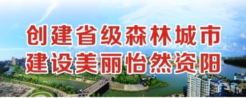 骚逼被操小视频创建省级森林城市 建设美丽怡然资阳